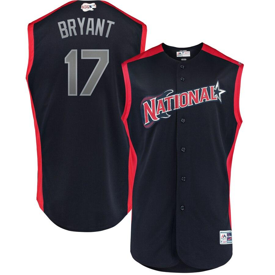 Kris Bryant National League Navy   All-Star Game Workout Player Jersey