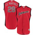 J.D. Martinez 28 American League Red   All-Star Game Workout Player Jersey