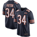 Men's Chicago Bears Walter Payton Navy 100th Season Retired Game Jersey