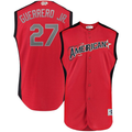 Vladimir Guerrero Jr. 27 American League Red  MLB All-Star Game Workout Player Jersey