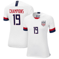 USWNT Women's White 2019 FIFA Women's World Cup Champions 19 Nameplate Authentic Jersey