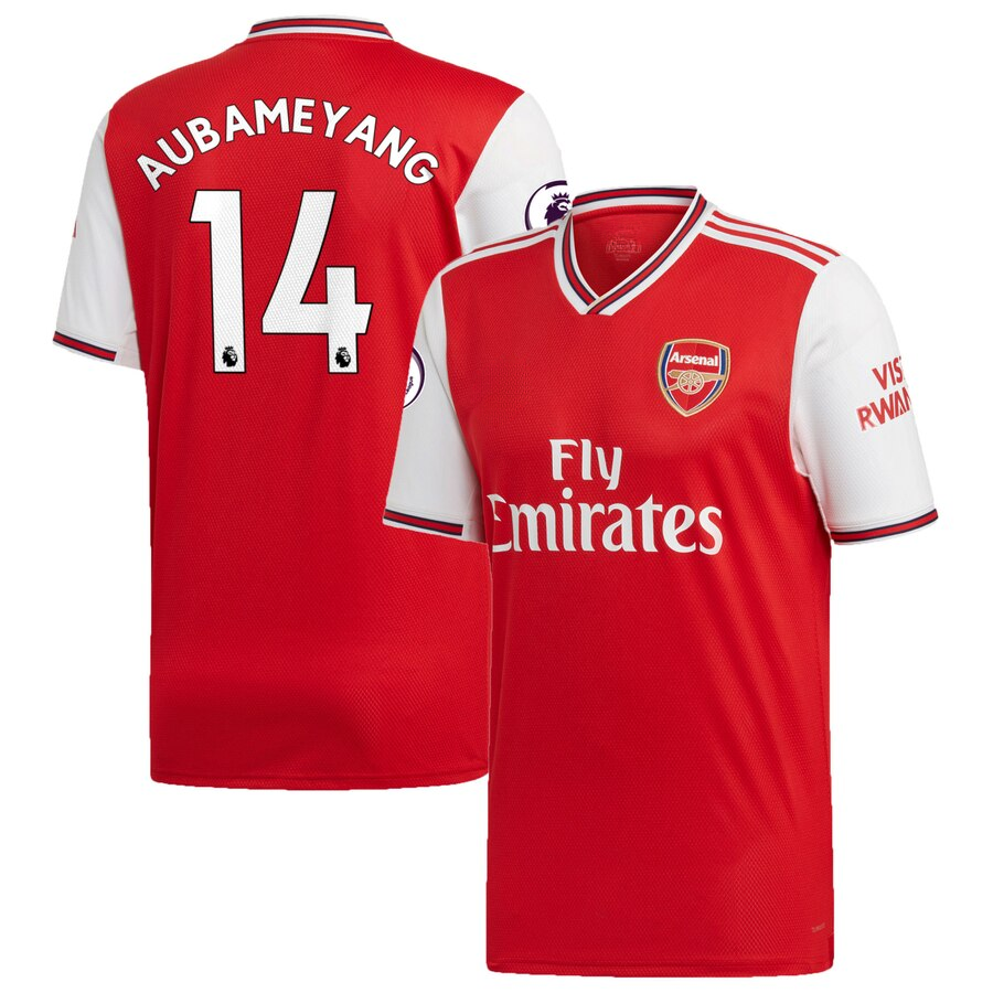 Aubameyang 2019/20 Home Replica Player Jersey – Red