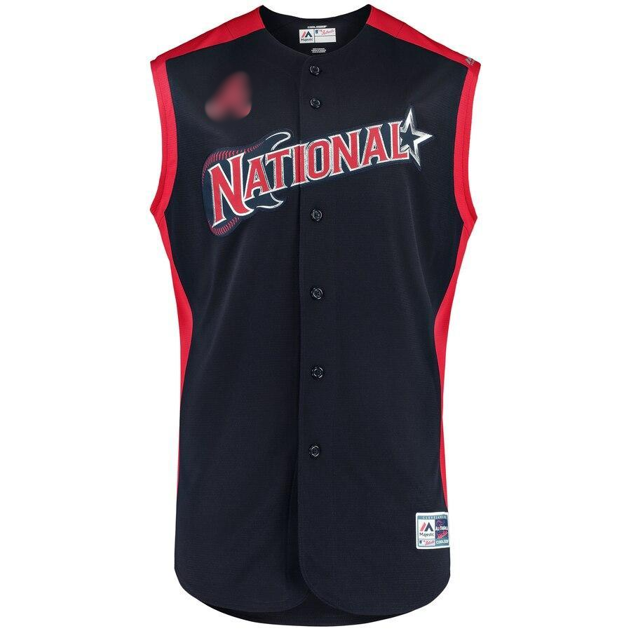 Freddie Freeman 5 National League Navy   All-Star Game Workout Player Jersey