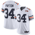 Men's Chicago Bears Walter Payton White  100th Season Alternate Classic Retired Player Limited Jersey