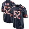Men's Chicago Bears Khalil Mack Navy 100th Season Game Jersey