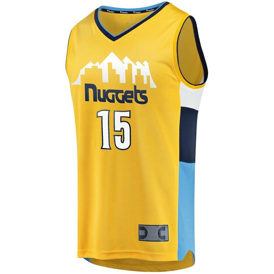 Nikola Jokic Denver Nuggets Gold Fast Break Athletic Shirt - Statement Edition