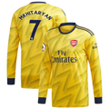 Mkhitaryan Classic Away Premium Player Long Sleeve Jersey – Yellow