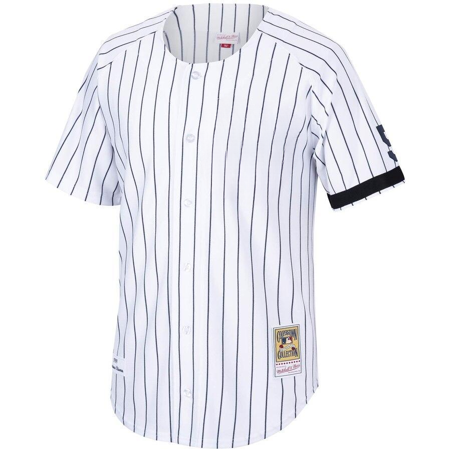 New York City White/Navy Home 1999 Cooperstown Collection Premium Jersey