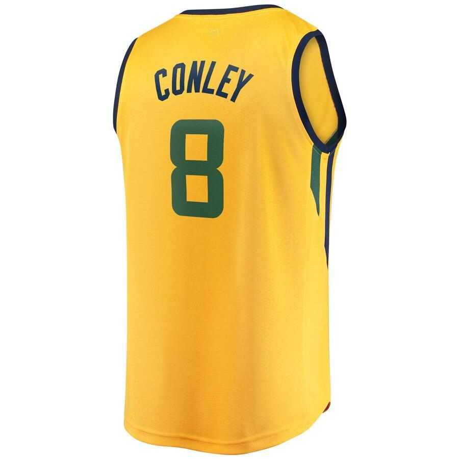 Mike Conley Utah Jazz Women's Navy Fast Break Athletic Shirt – Icon Edition