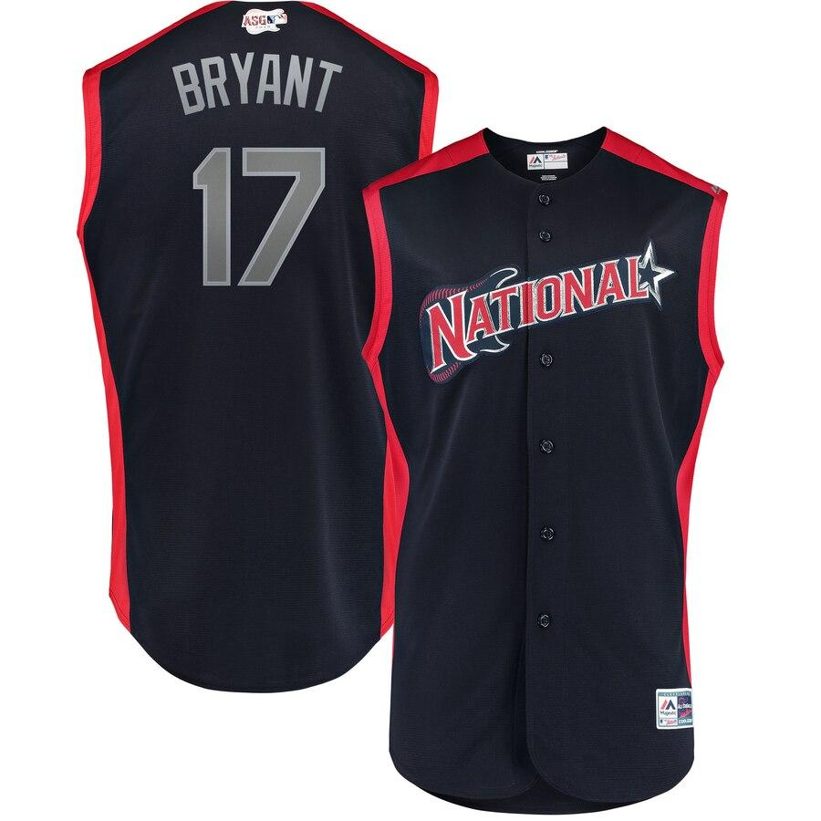 Kris Bryant National League Navy  MLB All-Star Game Workout Player Jersey
