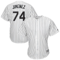 Eloy Jimenez 74 Chicago White Sox Home Cool Base Player Athletic Shirt – White/Black