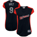 Javier Báez 9 National League Women's Navy  MLB All-Star Game Workout Player Jersey
