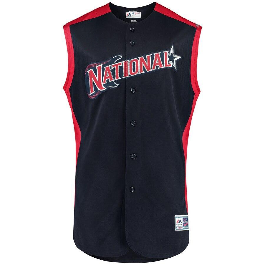 Freddie Freeman 5 National League Navy  MLB All-Star Game Workout Player Jersey