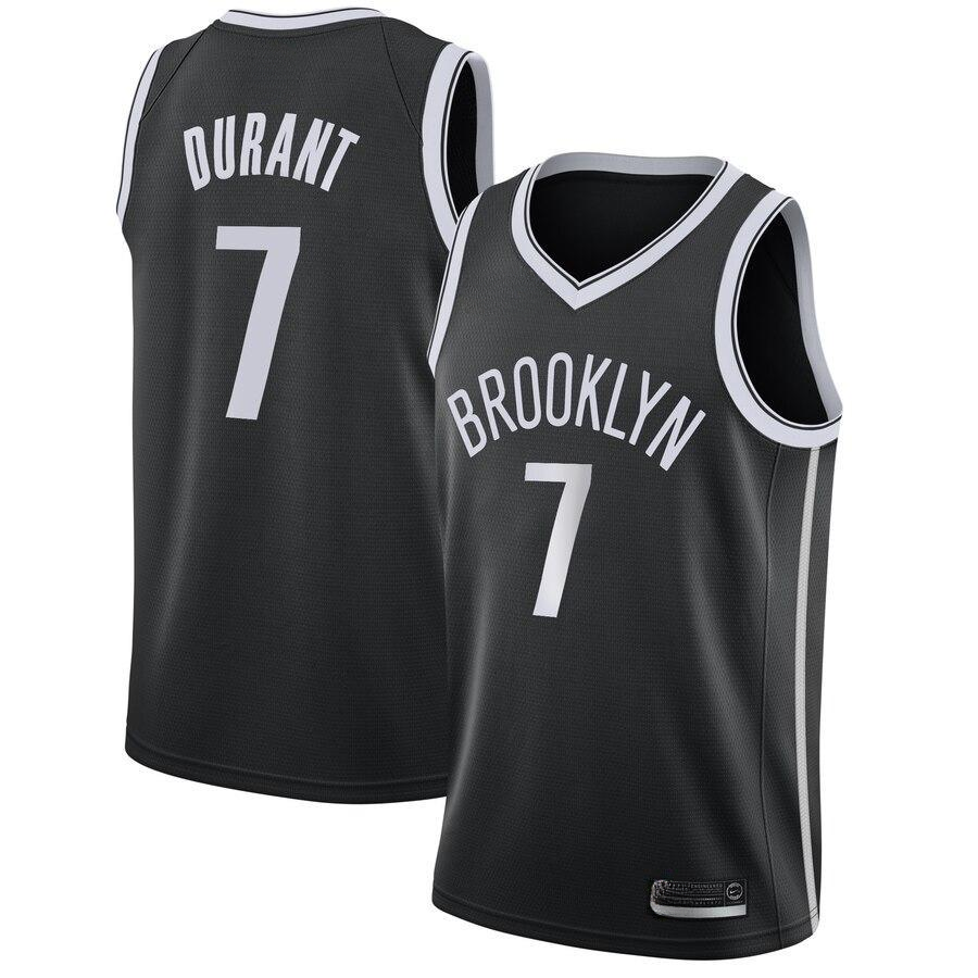 Kevin Durant Brooklyn Nets Black Classic Swingman Jersey – Icon Edition