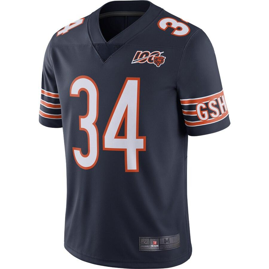 Men's Chicago Bears Walter Payton Navy 100th Season Retired Limited Jersey