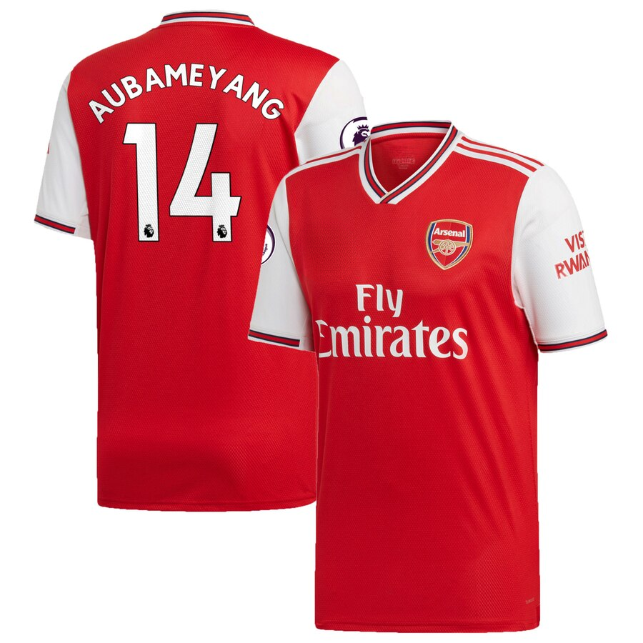 Aubameyang Classic Home Athletic Sports Shirt – Red