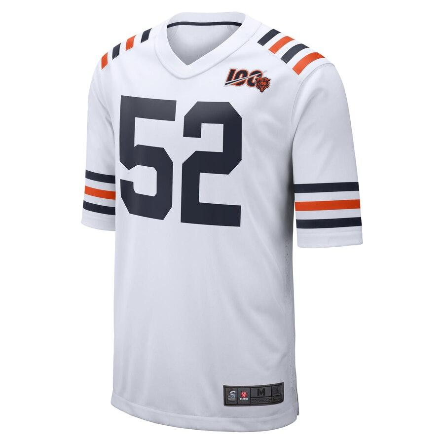 Men's Chicago Bears Mitchell Trubisky Orange 100th Season Game Jersey