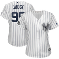 Aaron Judge 99 New York City Women's White/Navy 2019 London Series Cool Base Player Jersey