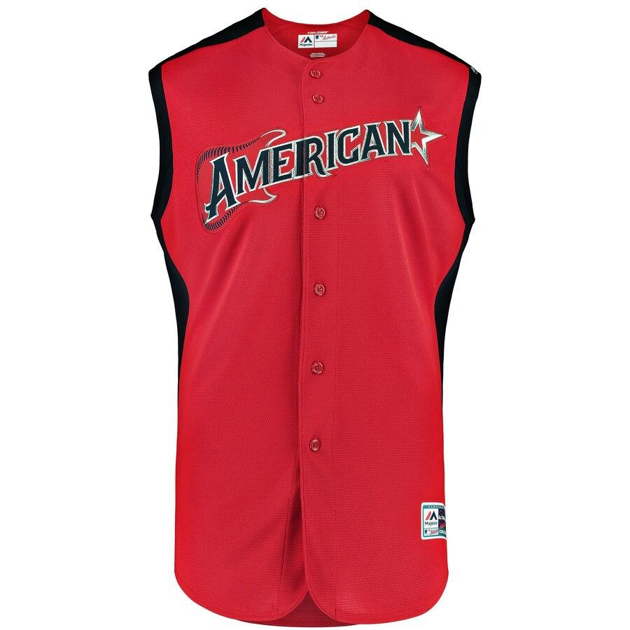 J.D. Martinez 28 American League Red  MLB All-Star Game Workout Player Jersey