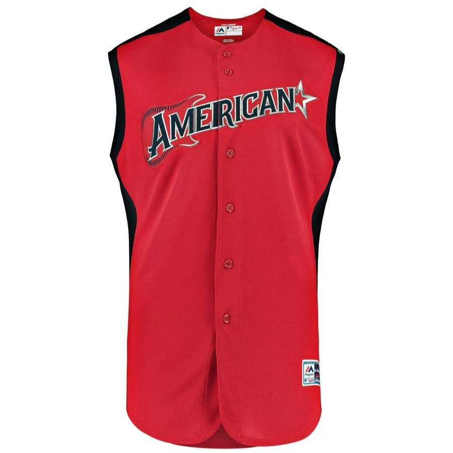 Vladimir Guerrero Jr. 27 American League Red  MLB All-Star Game Workout Player Jersey