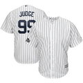 Aaron Judge 99 New York City White/Navy  London Series Cool Base Player Jersey