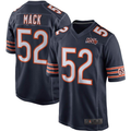 Men's Chicago Bears Mitchell Trubisky White  100th Season Alternate Classic Limited Jersey