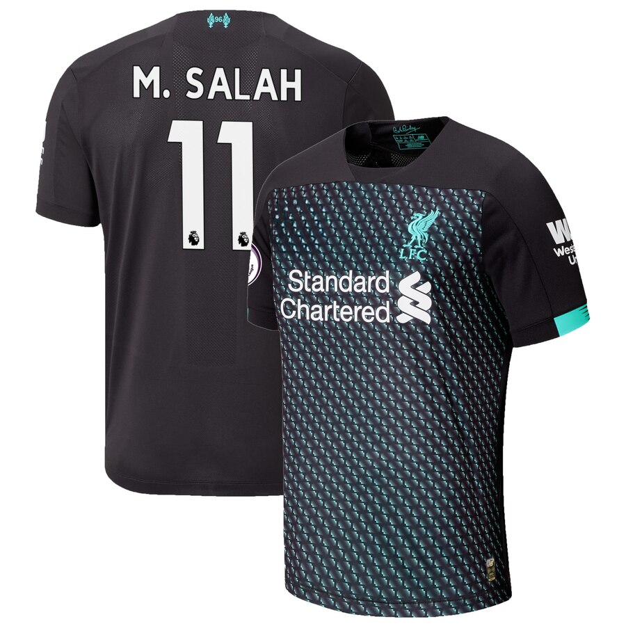 Mohamed Salah 2019/20 Third Authentic Player Jersey - Black