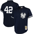 Men's New York City   Navy Cooperstown Mesh Batting Practice Jersey