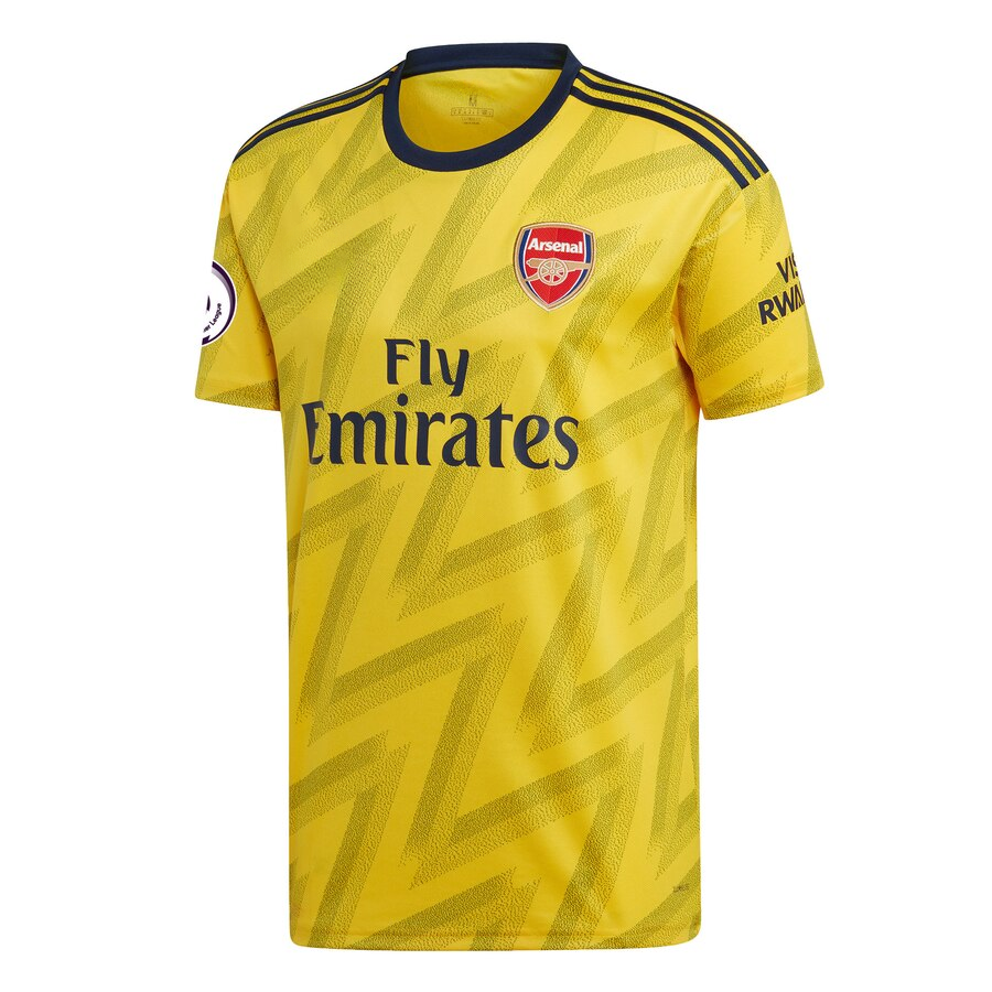 Aubameyang Classic Away Athletic Sports Shirt – Yellow