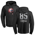 #85 CESSA Men's New York City  Black Personalized Midnight Mascot Pullover Hoodie