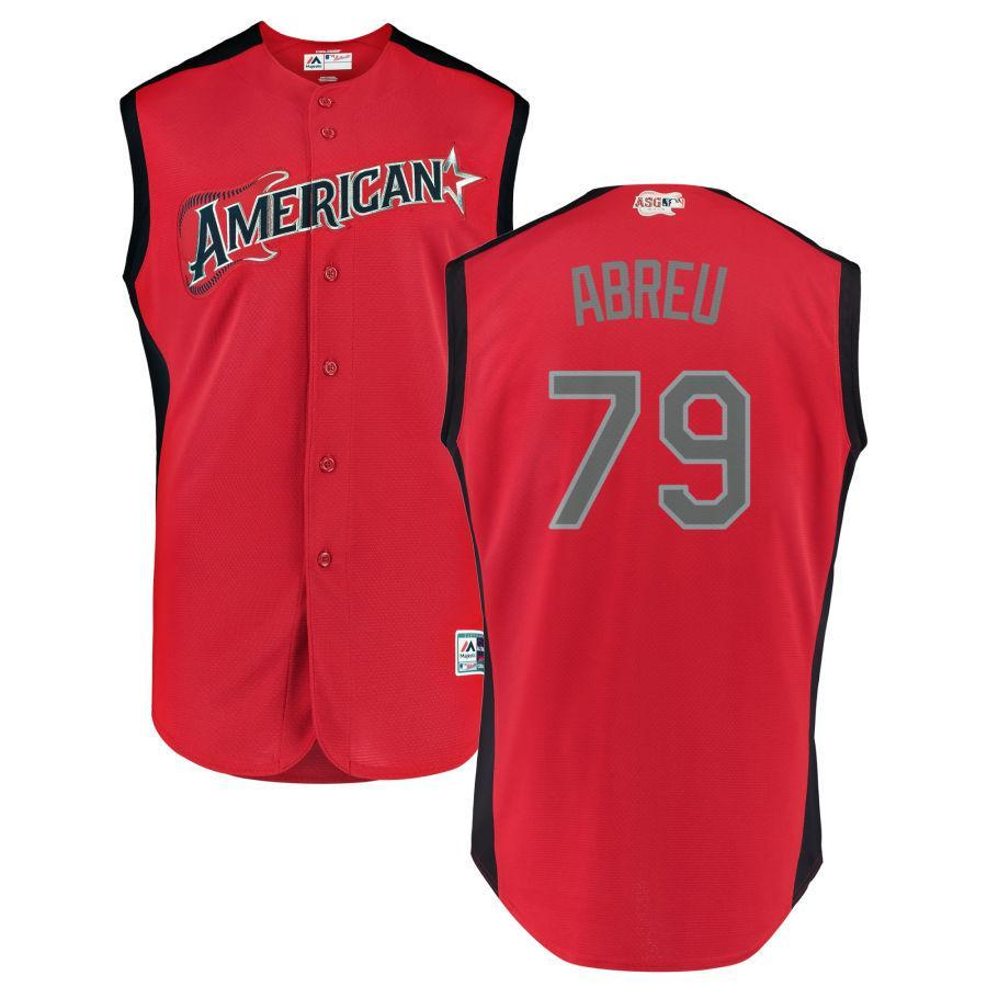 #79 Abreu Men's American League    All-Star Game Workout Custom Jersey