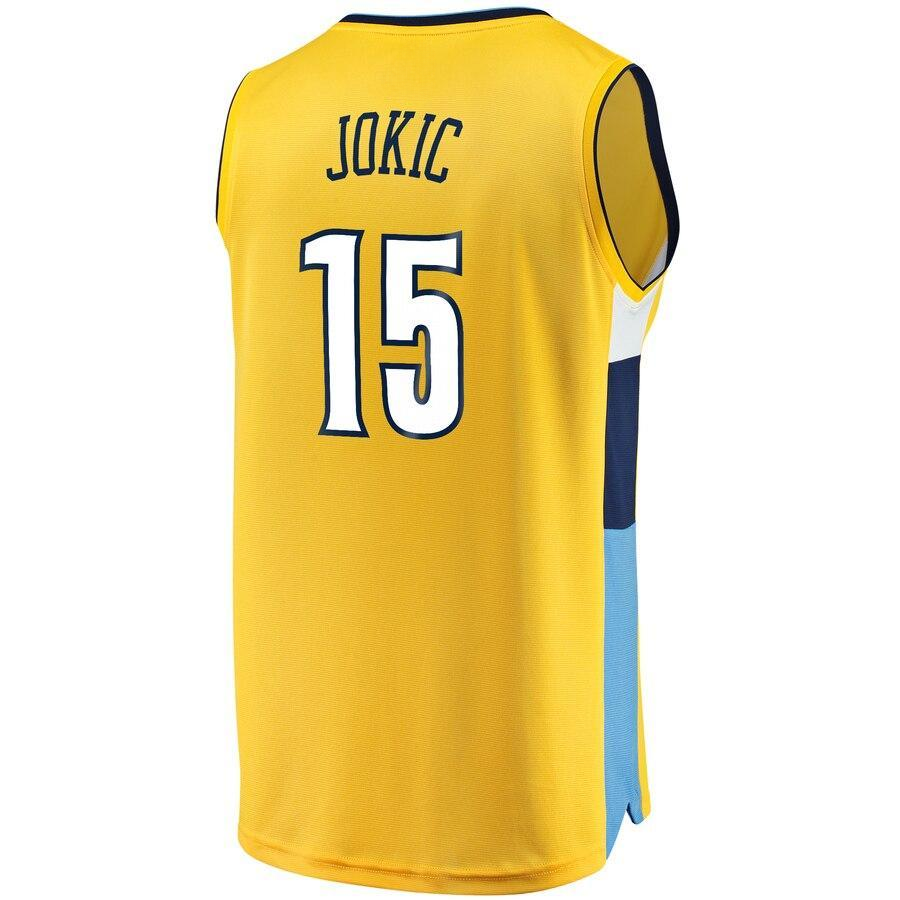Nikola Jokic Denver Nuggets Gold Fast Break Athletic Shirt - Statement Edition