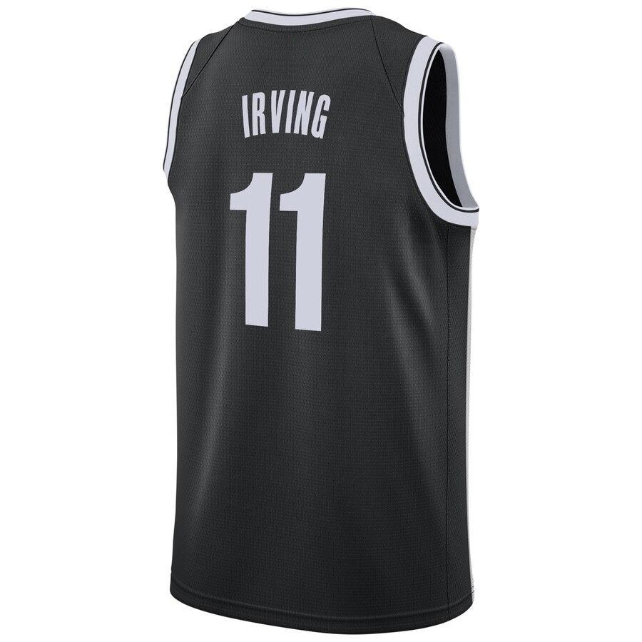 KI Basketball Shoe Irving Brooklyn Nets Black Classic Swingman Jersey – Icon Edition