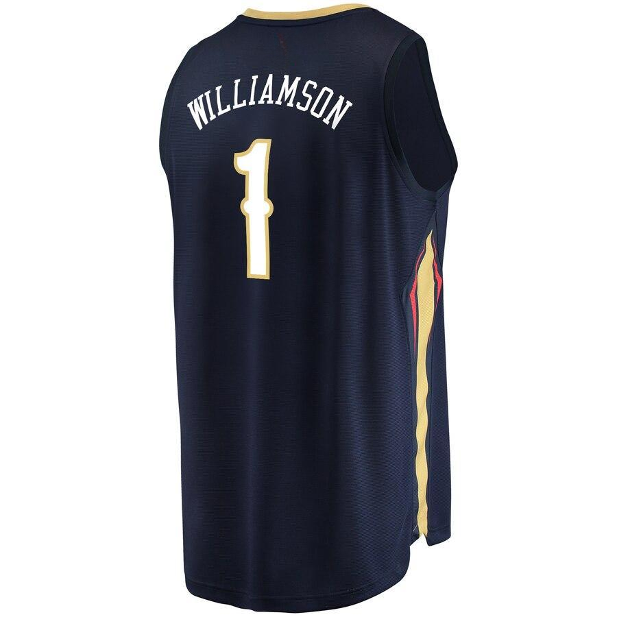 Zion Williamson New Orleans Pelicans   Draft First Round Pick Fast Break Athletic Shirt - Statement Edition