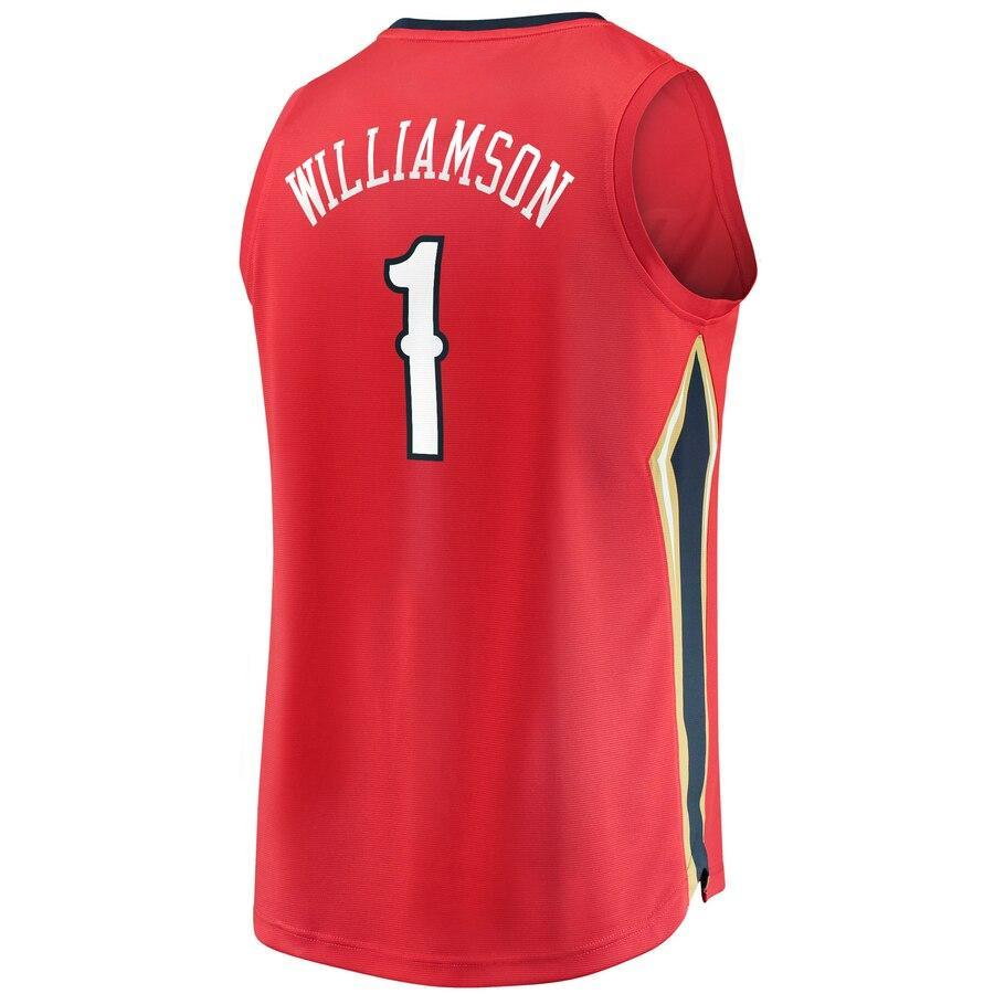 Zion Williamson New Orleans Pelicans   Draft First Round Pick Fast Break Athletic Shirt - Statement Edition