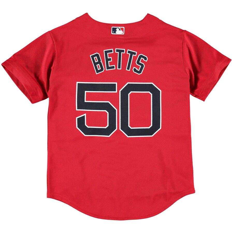Mookie Betts Boston Red Sox Youth Navy Alternate Official Cool Base Player Jersey