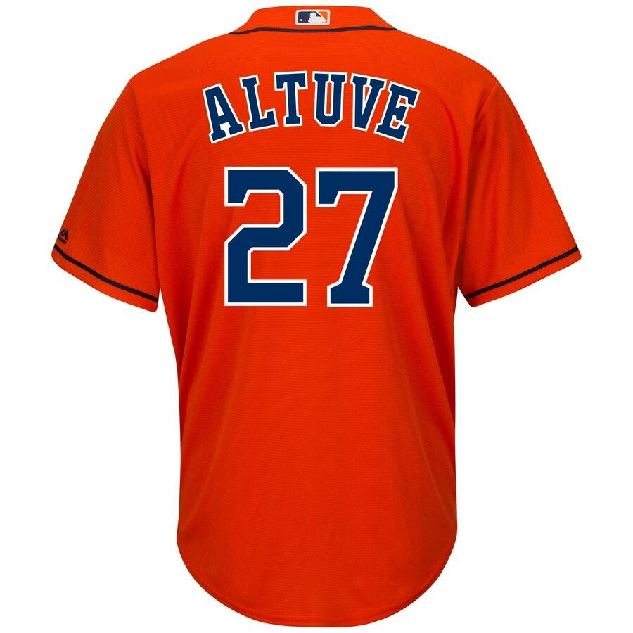 Jose Altuve 27 Houston Astros Official Cool Base Player Jersey
