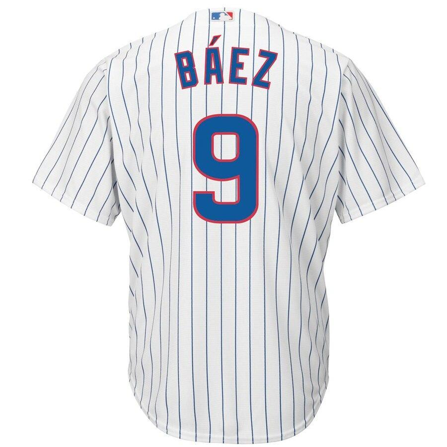 Javier Baez Chicago Cubs  Away Cool Base Player Athletic Shirt