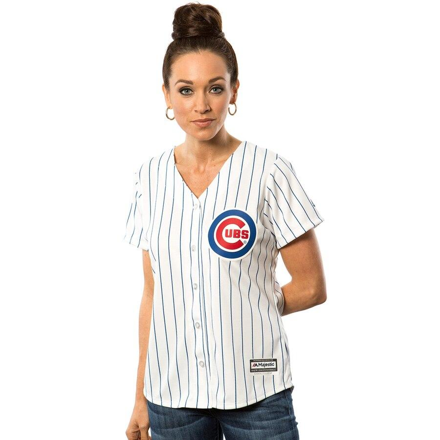 Kris Bryant 17 Chicago Cubs Women's Gray Cool Base Athletic Sports Shirt