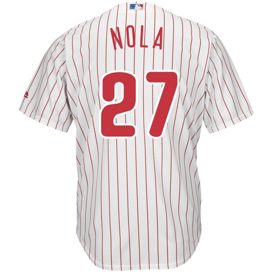 Aaron Nola 27 Philadelphia Phillies Alternate Official Cool Base Player Jersey