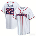2026 3d Printing Baseball Jersey Mens National Team Sports Shirt Tops White Soto