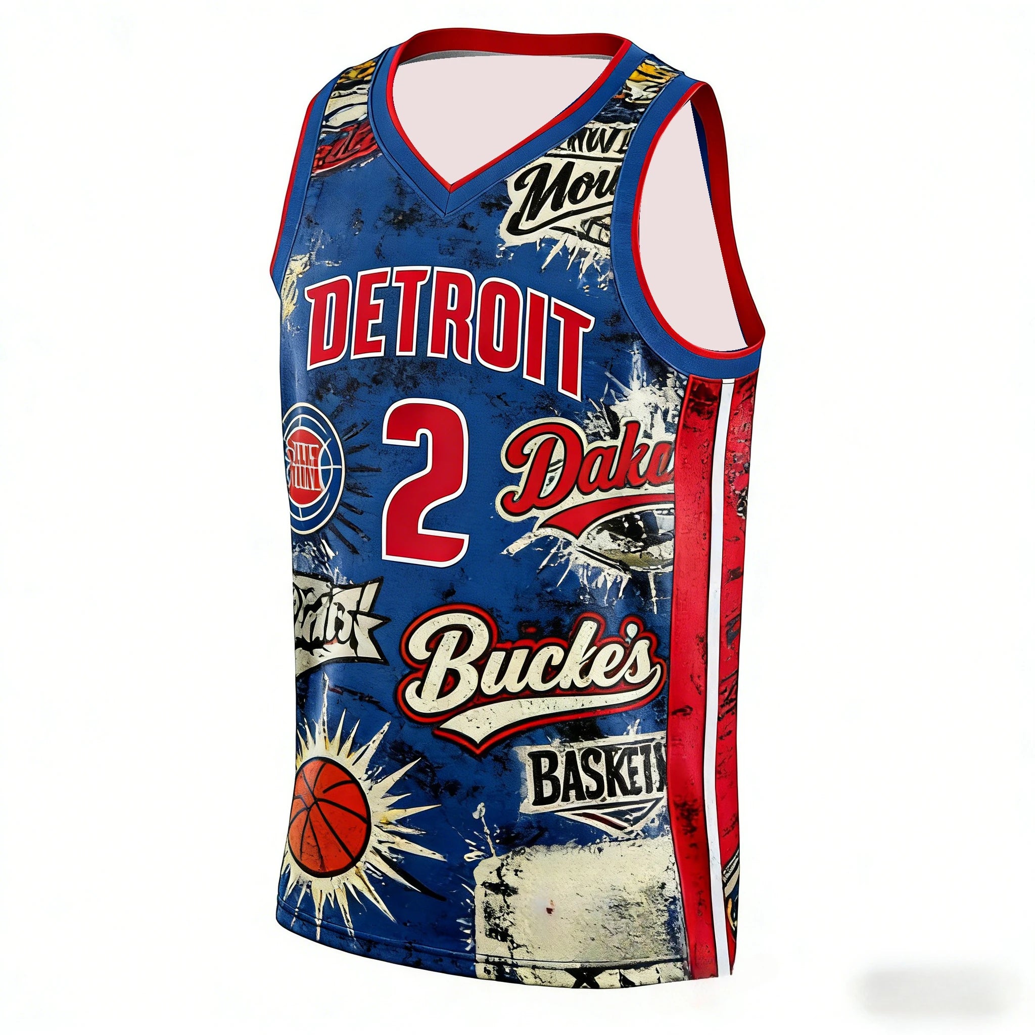 Basketball Jersey - Suitable for Training, Leisure and Breathable Wear. Also Suitable for Family Outfits V3