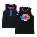 52TOYS Summer New Hot Retro  # 1 Basketball Jersey Kids Adult Oversized Breathable Speed Drying Sports Tank Top ﻿Black