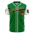 Summer New Dinosaur Team Baseball Style Seven Color Team Theme Family Matching Children's Quick Drying Loose Fitness T-shirt Green