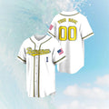 Personalized Bananas Team Baseball Jersey, Let's Go Bananas Jersey, Custom Team Name Number Savannah Shirt White
