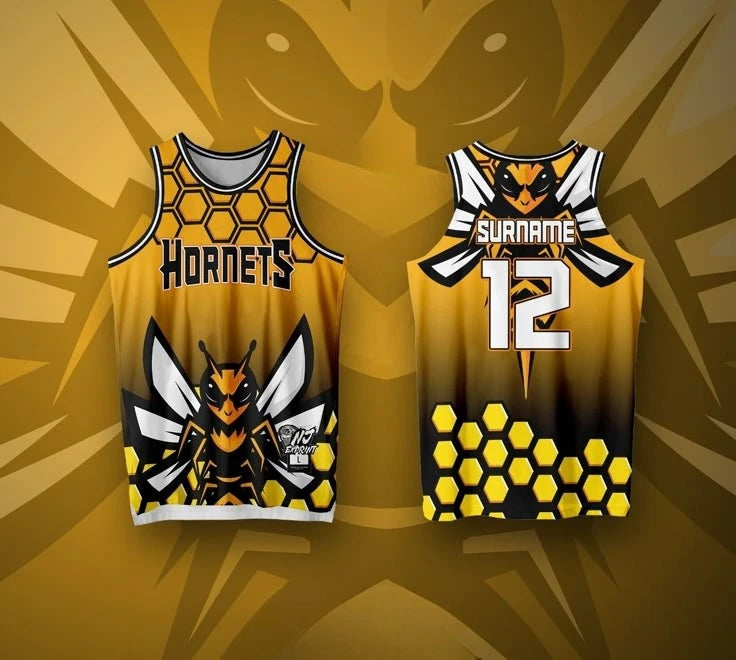 Vintage Edition Commemorative Basketball Jersey - 3D Print - Breathable, Moisture-Wicking Yellow