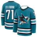 Men's Long Sleeve Ice Hockey Training T-Shirt Breathable Sports Top Shark & Number 39 Print Casual Athletic Tee Green