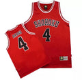 Anime Shohoku School Basketball Team Jersey 4 Cosplay Costume Akagi Jersey Sports Wear Uniform