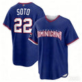 2026 3d Printing Baseball Jersey Mens National Team Sports Shirt Tops Blue