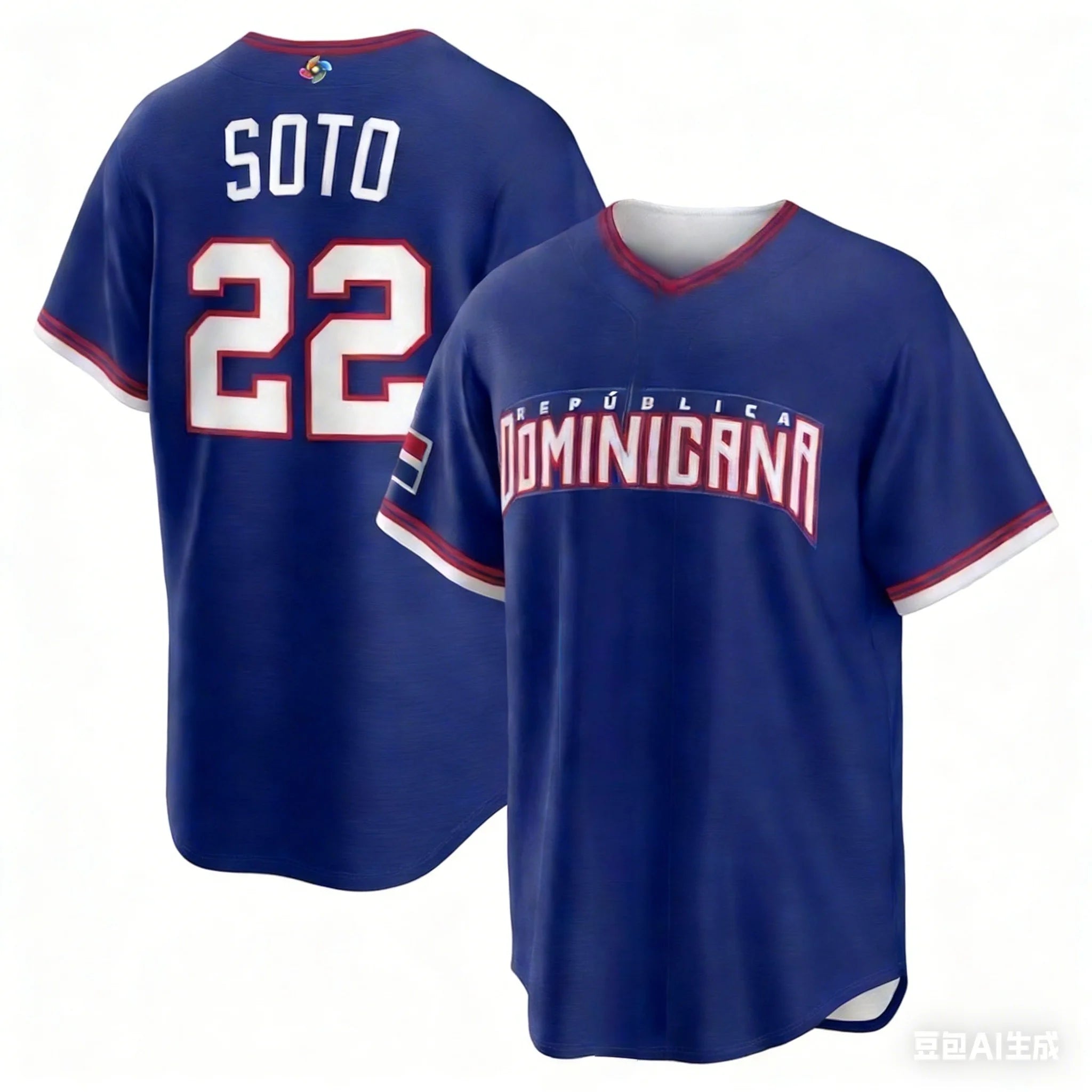 2026 3d Printing Baseball Jersey Mens National Team Sports Shirt Tops Blue